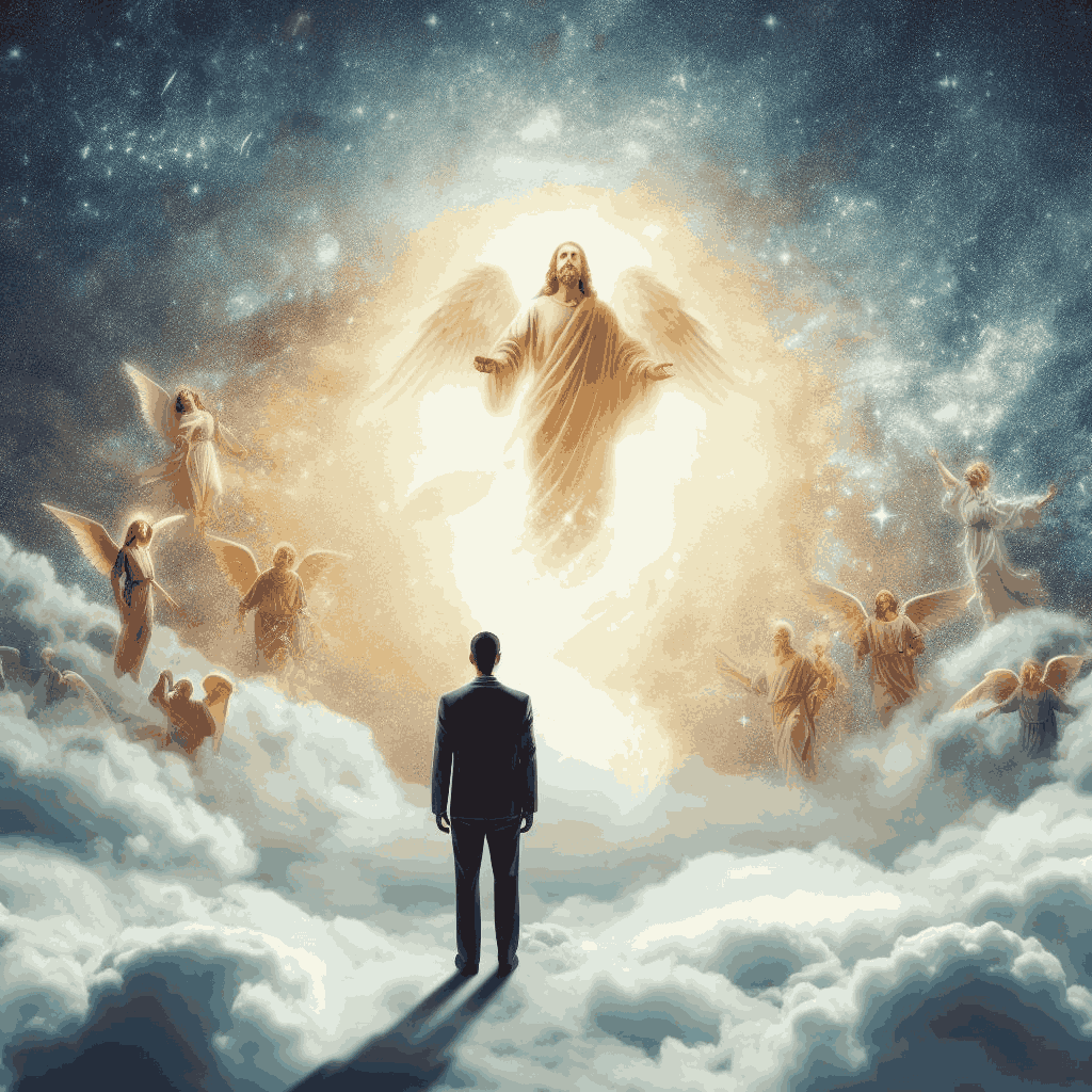 homem sonhando com Deus