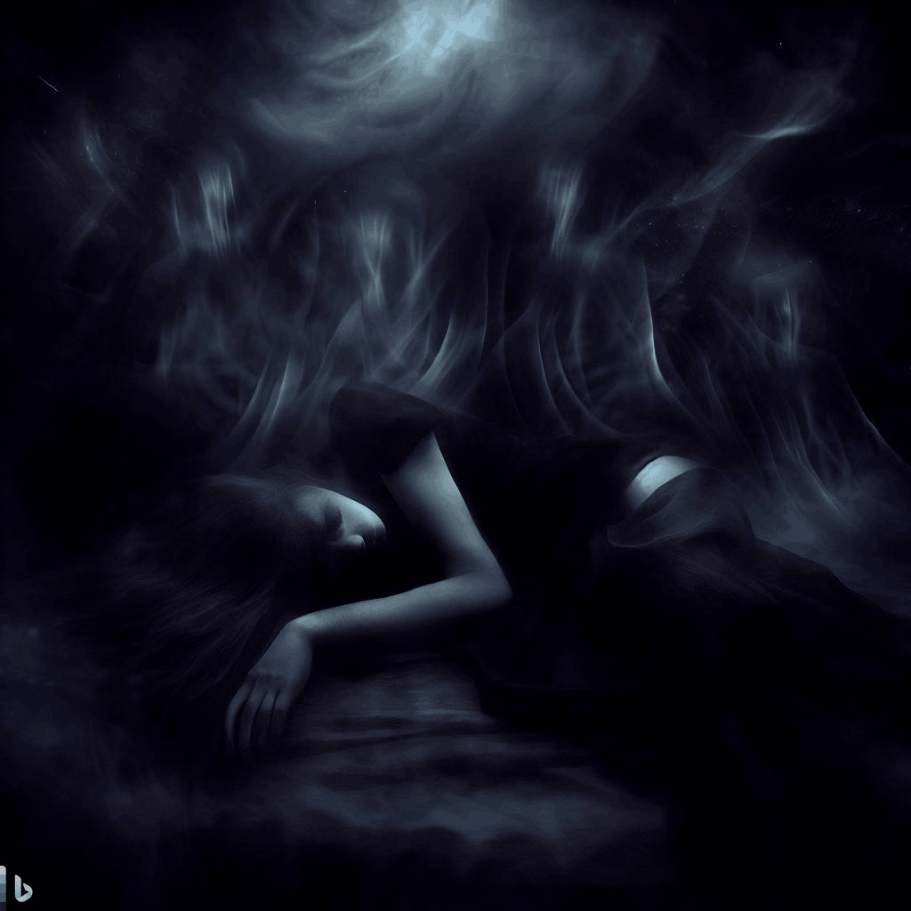 homem sonhando com espiritos