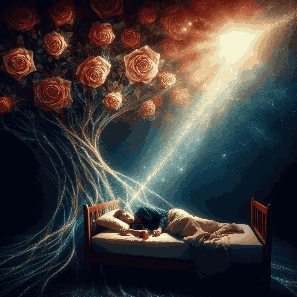 sonhar com rosas