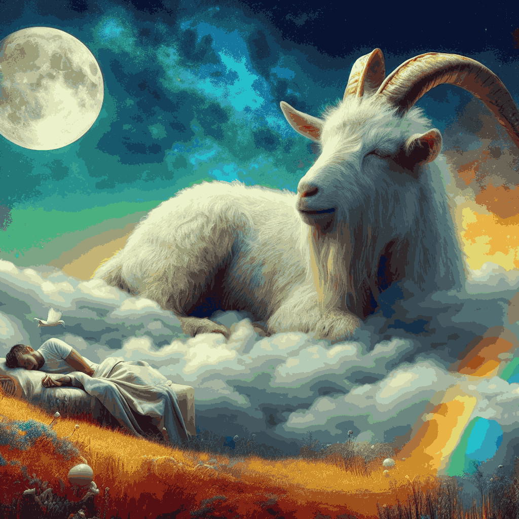 mulher sonhando com bode