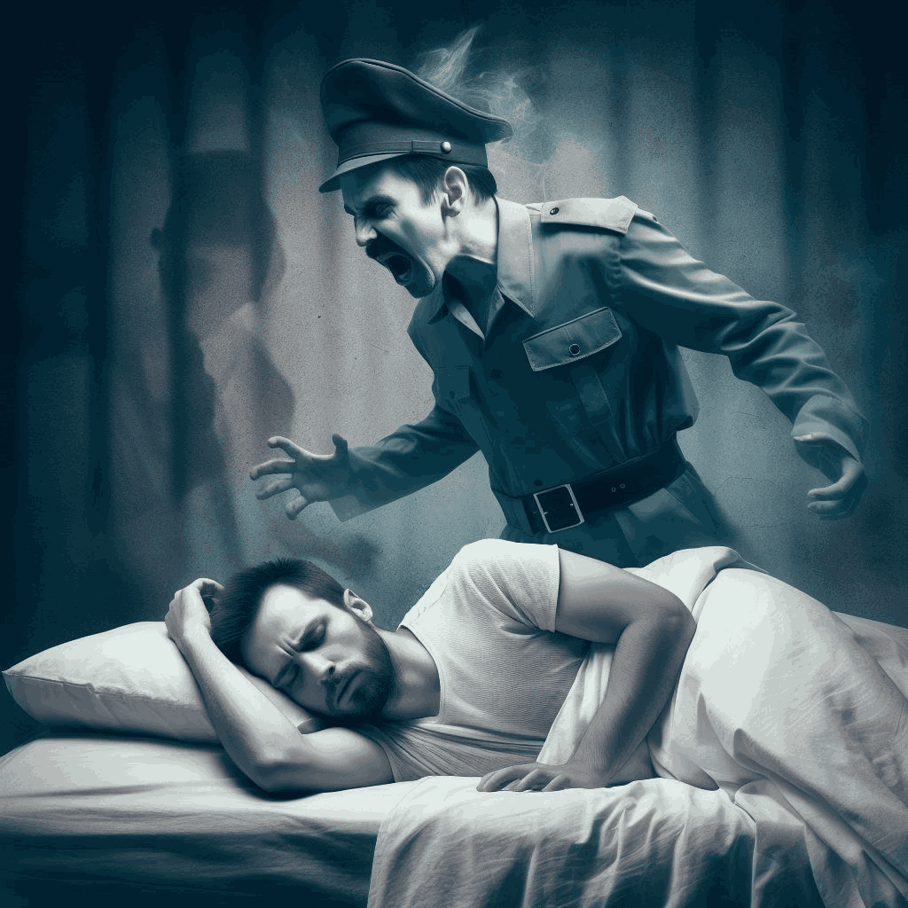 homem sonhando com presidio