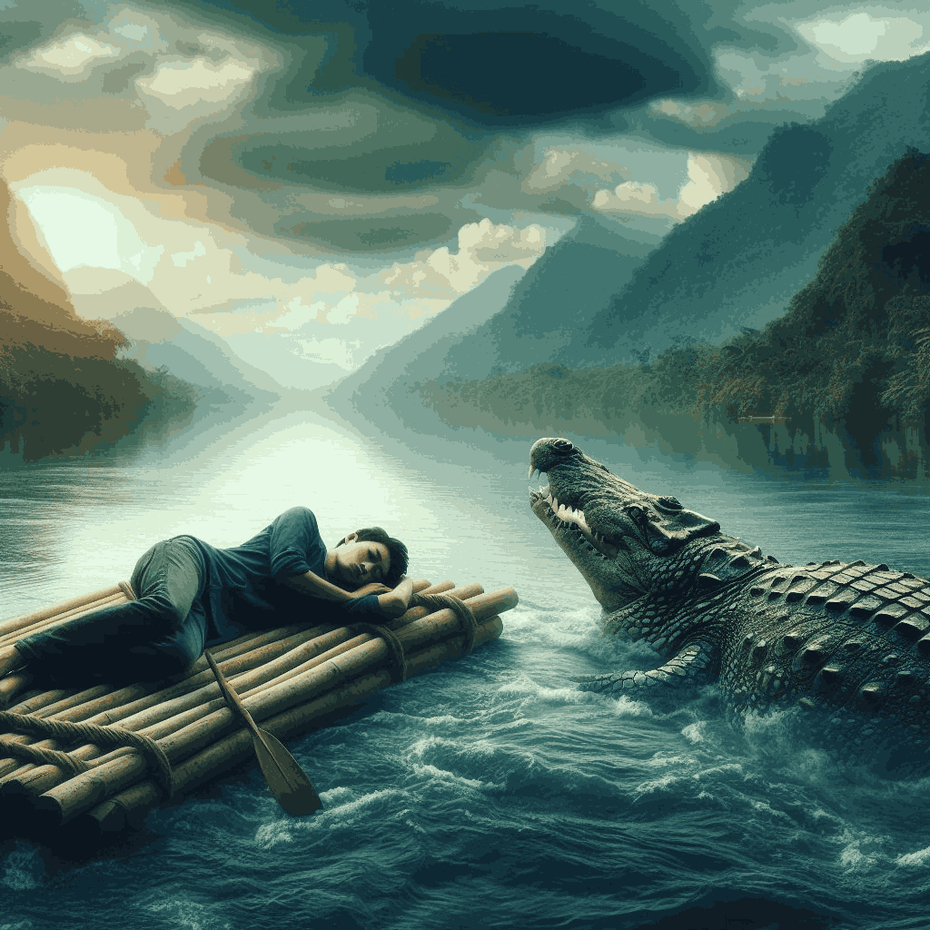 sonhar com crocodilo