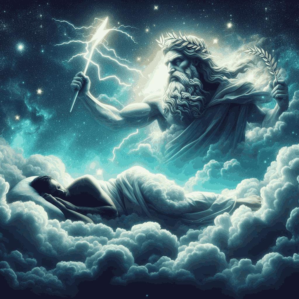 sonhar com zeus