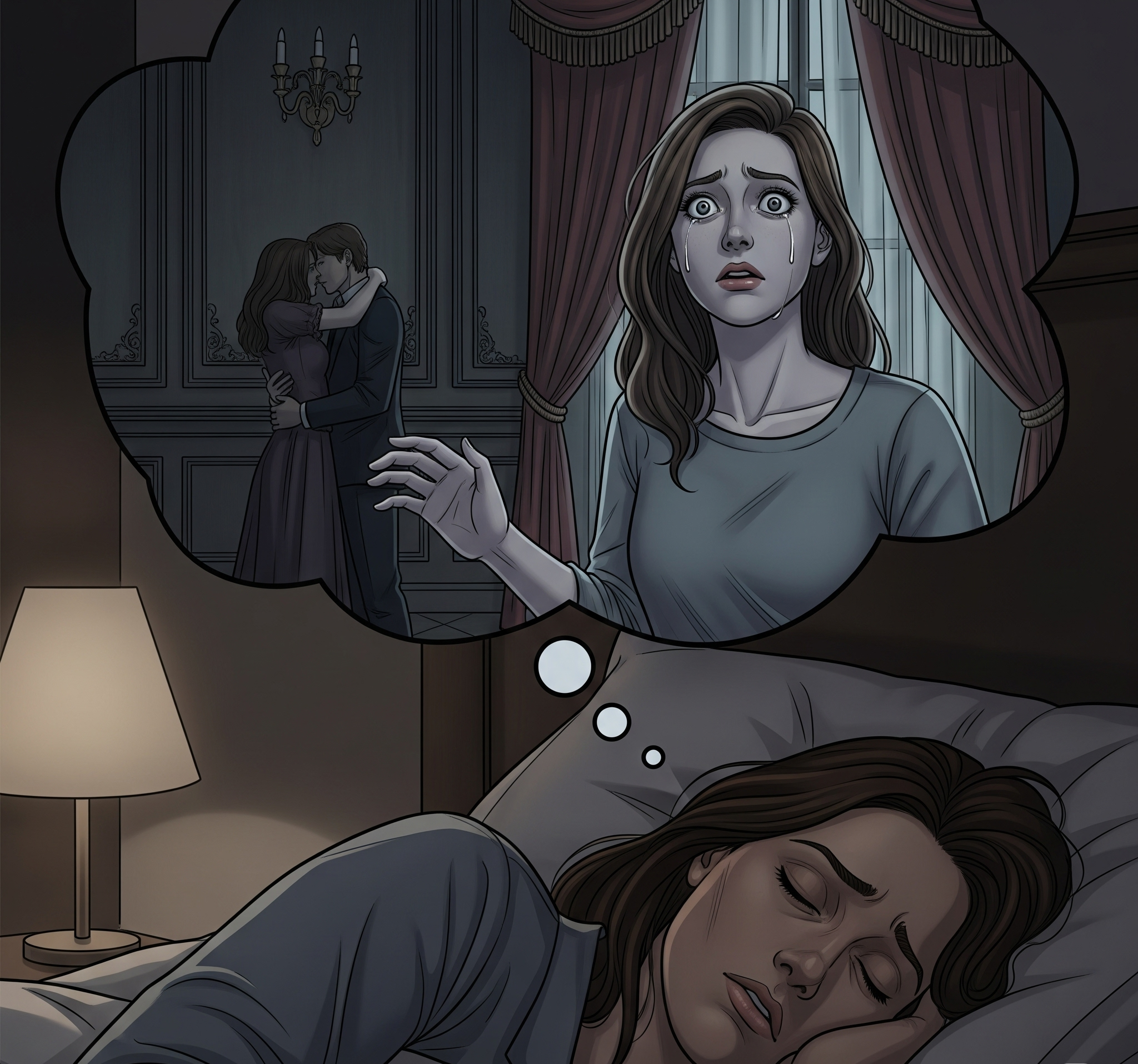 mulher sonhando que foi traída